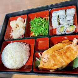 Teriyaki Salmon Bento