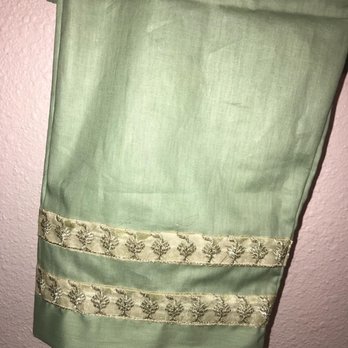 Noreen Tailoring - Trousers with lace design made by me - Sewing & Alterations Near Me