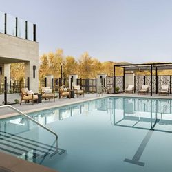 Belmont Village Senior Living - Swim laps on your own or join us for an aqua fitness class.