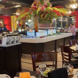 Salad Bar and Dining Area Salad Bar and Dining Area