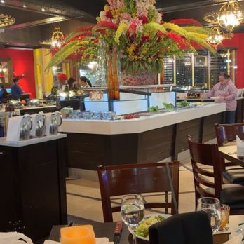 Texas de Brazil - Syracuse - Salad Bar and Dining Area - Steakhouses Near Me - Syracuse, New York