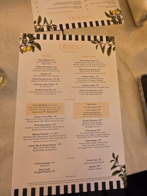 Menu photo 2 Chéri Rooftop Las Vegas, NV