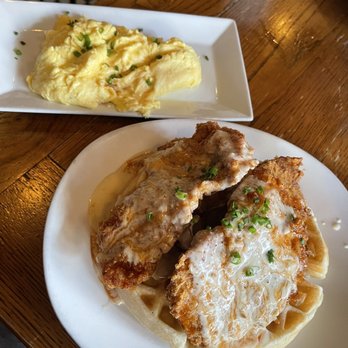 Mom's Kitchen & Bar - Chicken & Bacon Waffle - Bars Near Me - Astoria, New York Mom's Kitchen & Bar - Chicken & Bacon Waffle - Bars Near Me - Astoria, New York