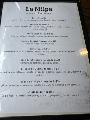 La Milpa Taqueria by null