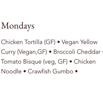 Süp - Monday Rotating Soup Menu | 11.27.23 - Sandwiches Near Me - Reno, Nevada Süp - Monday Rotating Soup Menu | 11.27.23 - Sandwiches Near Me - Reno, Nevada