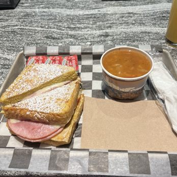Spillway Bar & Grill - "Monte Christo" and soup. - American Near Me - Coulee Dam, Washington