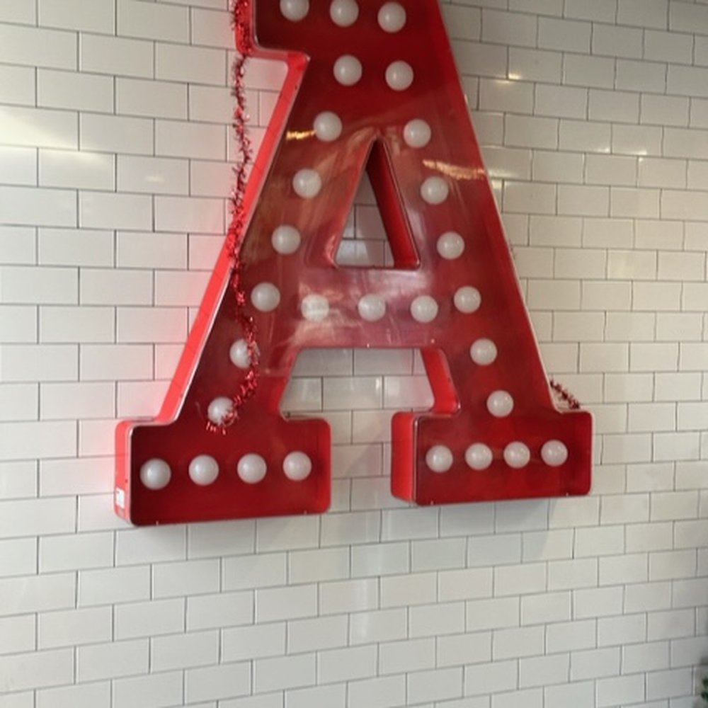 Arby's Restaurants - The A is decorated with Garland... - Fast Food Near Me - Sacramento, California