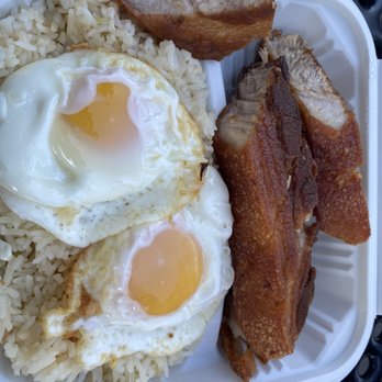 Chibog - lechon kawali, rice, eggs - Filipino Near Me - Daly City, California Chibog - lechon kawali, rice, eggs - Filipino Near Me - Daly City, California
