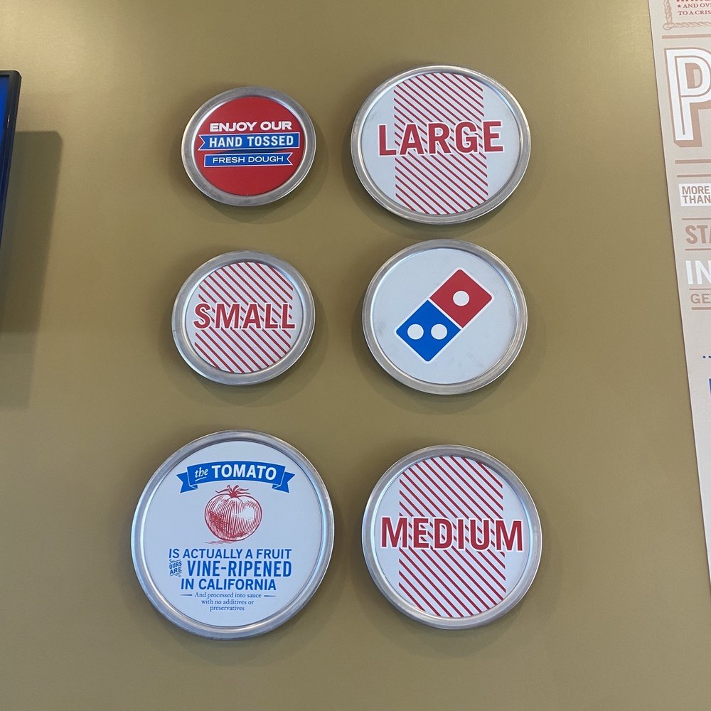 Domino’s - a variety of pizza tins - Pizza Near Me - Spirit Lake, Iowa