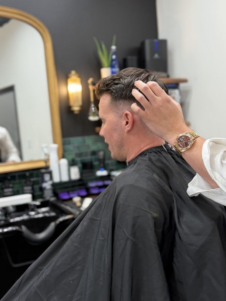Chanel Barber Shop Logo