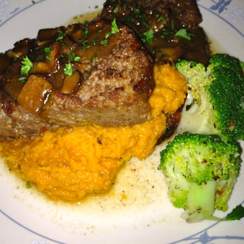 Annabel Lee Tavern - Special! Meatloaf with mushroom gravy, sweet potato mash and steam broccoli- best meatloaf ever!!! - Pubs Near Me - Baltimore, Maryland