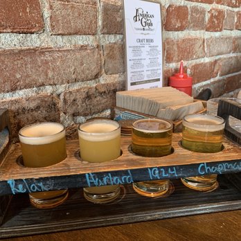 American Grub - Beer sampler of on tap options - Burgers Near Me - Tustin, California