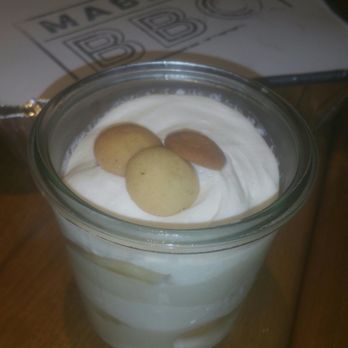 Mabel's BBQ - Banana Pudding with Nilla Wafers - Barbeque Near Me - Cleveland, Ohio Mabel's BBQ - Banana Pudding with Nilla Wafers - Barbeque Near Me - Cleveland, Ohio