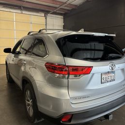 20% tint on back and rear windows