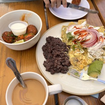 NIDO's BackYard - Chilaquiles Rojos - Mexican Near Me - Oakland, California NIDO's BackYard - Chilaquiles Rojos - Mexican Near Me - Oakland, California
