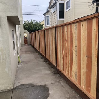 Ergeon - After! Replaced chain link fence with this beautiful redwood one! - Fences & Gates Near Me - Oakland, California Ergeon - After! Replaced chain link fence with this beautiful redwood one! - Fences & Gates Near Me - Oakland, California