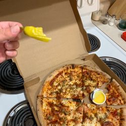 Papa Johns Pizza - Don't use a coupon. They'll take a bite of your pepper.