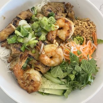 Gilroy Noodle - #38 Vermicelli with chicken and shrimp - Coffee & Tea Near Me - Gilroy, California Gilroy Noodle - #38 Vermicelli with chicken and shrimp - Coffee & Tea Near Me - Gilroy, California