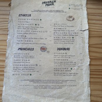 Drunken Monk - Izakaya Near Me - Menlo Park, California