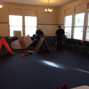 El Segundo Woman's Club - Setting up tents and camper for a kids' playroom - Venues & Event Spaces Near Me - El Segundo, California
