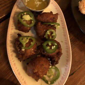 The Atlantic - Hush puppies- seafood stuffed - Seafood Near Me - Virginia Beach, Virginia The Atlantic - Hush puppies- seafood stuffed - Seafood Near Me - Virginia Beach, Virginia