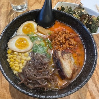 Tanoshii Ramen - tonkotsu ramen and brussel sprouts - Ramen Near Me - New York, New York