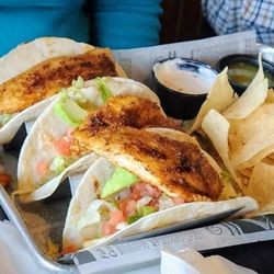 Library Sports Pub & Grill - Fish tacos
