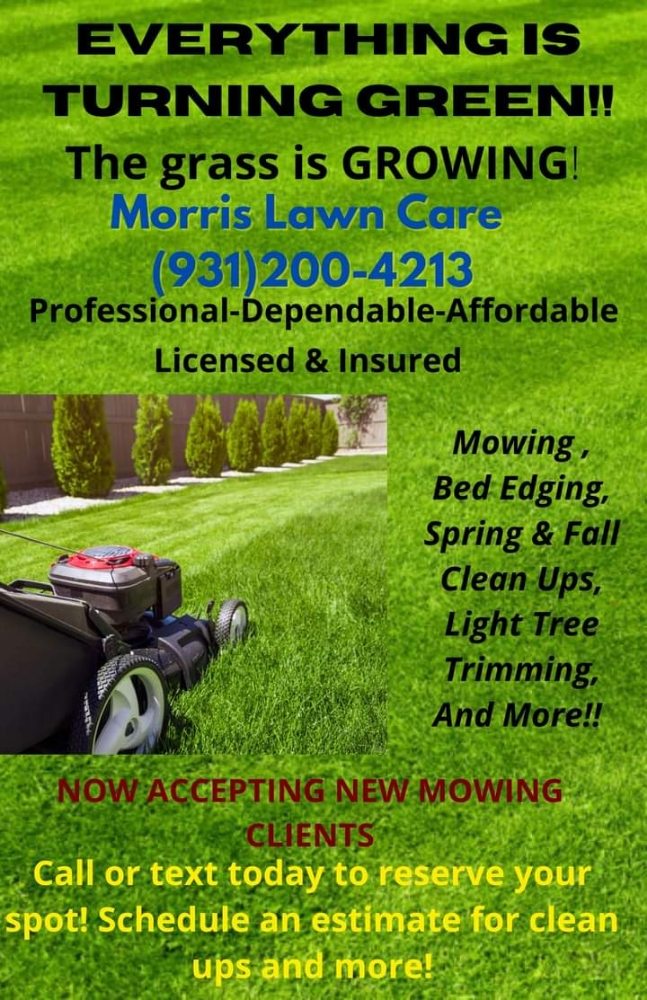 MORRIS LAWN CARE Updated September 2024 Crossville, Tennessee