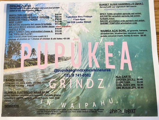 Menu photo 4 Pupukea Grindz Waipahu, HI Menu photo 4 Pupukea Grindz Waipahu, HI