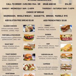 Toast - Novato - Sandwiches for to go only
