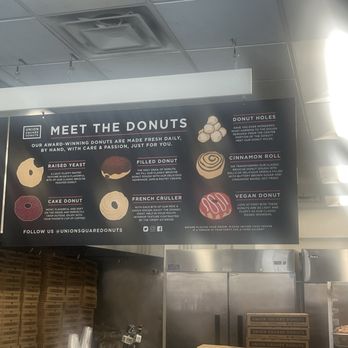 Union Square Donuts - Types of donut - Donuts Near Me - Somerville, Massachusetts