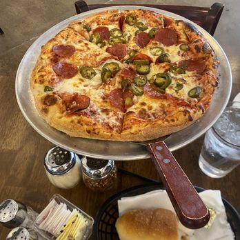 La Piazza - Pepperoni & Jalapeno small pizza - Desserts Near Me - Sherman, Texas
