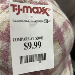 tj maxx price $9.99
