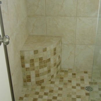 Blu Dog Construction - custom tile shower pan & seat - General Contractors Near Me - Dublin, California