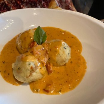 Elia Mediterranean Grille - Chicken meatballs in vodka sauce - Sports Bars Near Me - Warrendale, Pennsylvania Elia Mediterranean Grille - Chicken meatballs in vodka sauce - Sports Bars Near Me - Warrendale, Pennsylvania