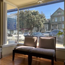 Waiting room is well lite and clean