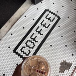 Reunion Coffee Roasters - Iced raspberry latte