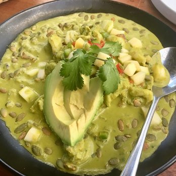 Bakan - Shrimp, avocado and mango ceviche with pepitas in a creamy cilantro dressing. - Mexican Near Me - Miami, Florida