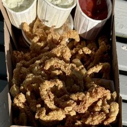 John's Footlong - Clam strip meal