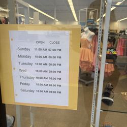 Posted store time but locks door early