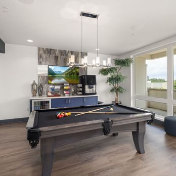 The District Collection Apartments - Billiards area - Apartments Near Me - Morrisville, North Carolina