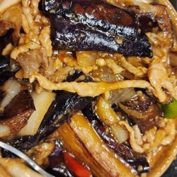 Eggplant Szechuan Sauce with pork