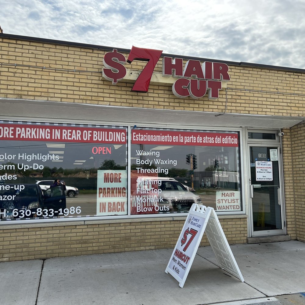 $5 Haircuts - Actually it's 7 dollar haircuts. But they are fine. - Hair Salons Near Me - Addison, Illinois $5 Haircuts - Actually it's 7 dollar haircuts. But they are fine. - Hair Salons Near Me - Addison, Illinois
