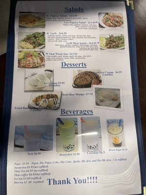 Menu photo 7 Mercy Thai Restaurant Council Bluffs, IA