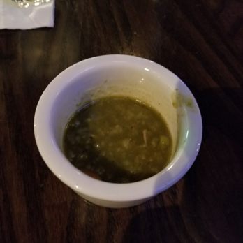 Pollos & Jarras - Ok, so they bring out this llil sample of green soup.. oh my I could just eat this in a bowl with rice and call it a meal. Soooo good - Peruvian Near Me - Miami, Florida Pollos & Jarras - Ok, so they bring out this llil sample of green soup.. oh my I could just eat this in a bowl with rice and call it a meal. Soooo good - Peruvian Near Me - Miami, Florida