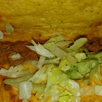 Taco Bell - This is their crunchy taco. Nothing fancy but apparently too complicated for their crew. - Fast Food Near Me - Sanger, Texas Taco Bell - This is their crunchy taco. Nothing fancy but apparently too complicated for their crew. - Fast Food Near Me - Sanger, Texas