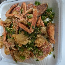 Salt and pepper lobster