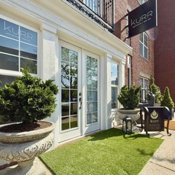 Kurr Aesthetics and Med Spa - The spa entrance, which faces Main Street in the Carmel Arts and Design District.