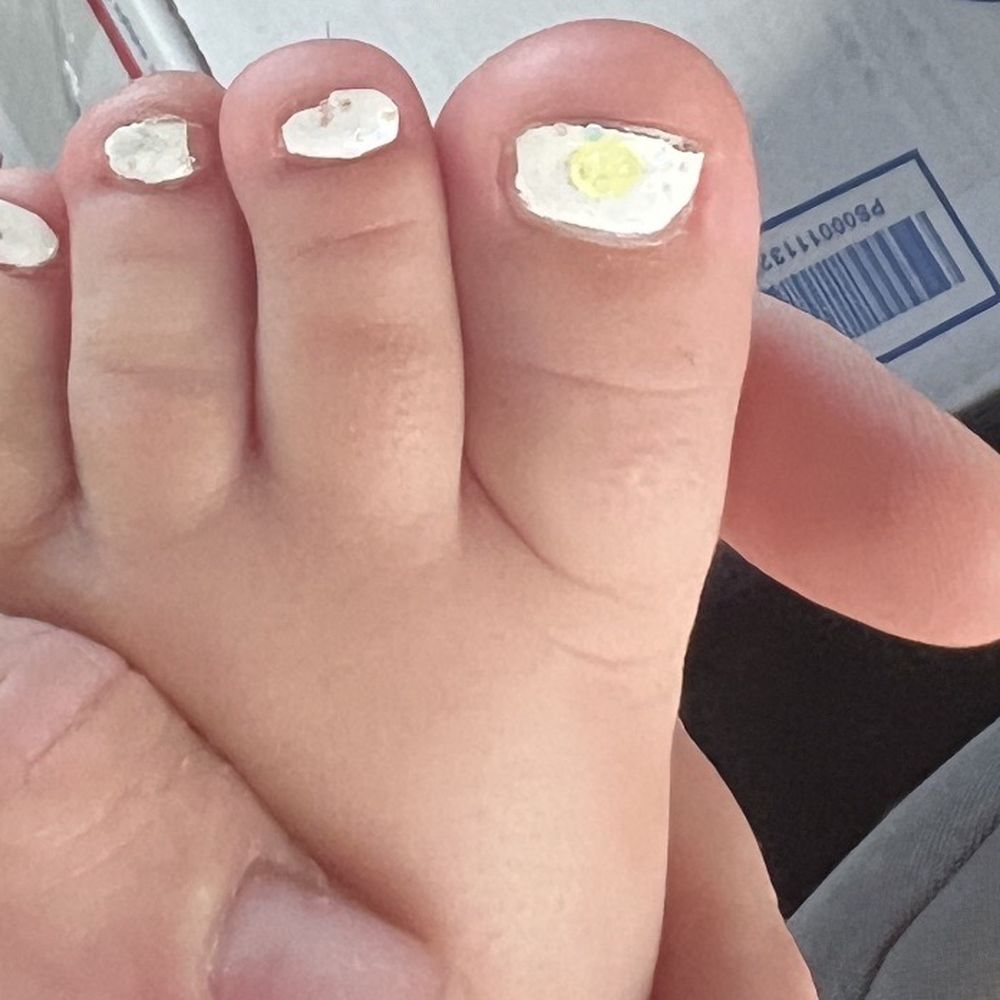 Hannah Nails And Spa - Crappy polish job. - Nail Salons Near Me - Scottsdale, Arizona