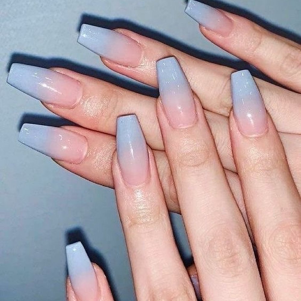 Gradient Nail - What I asked/requested. Copy this from pinterest. - Nail Salons Near Me - Honolulu, Hawaii